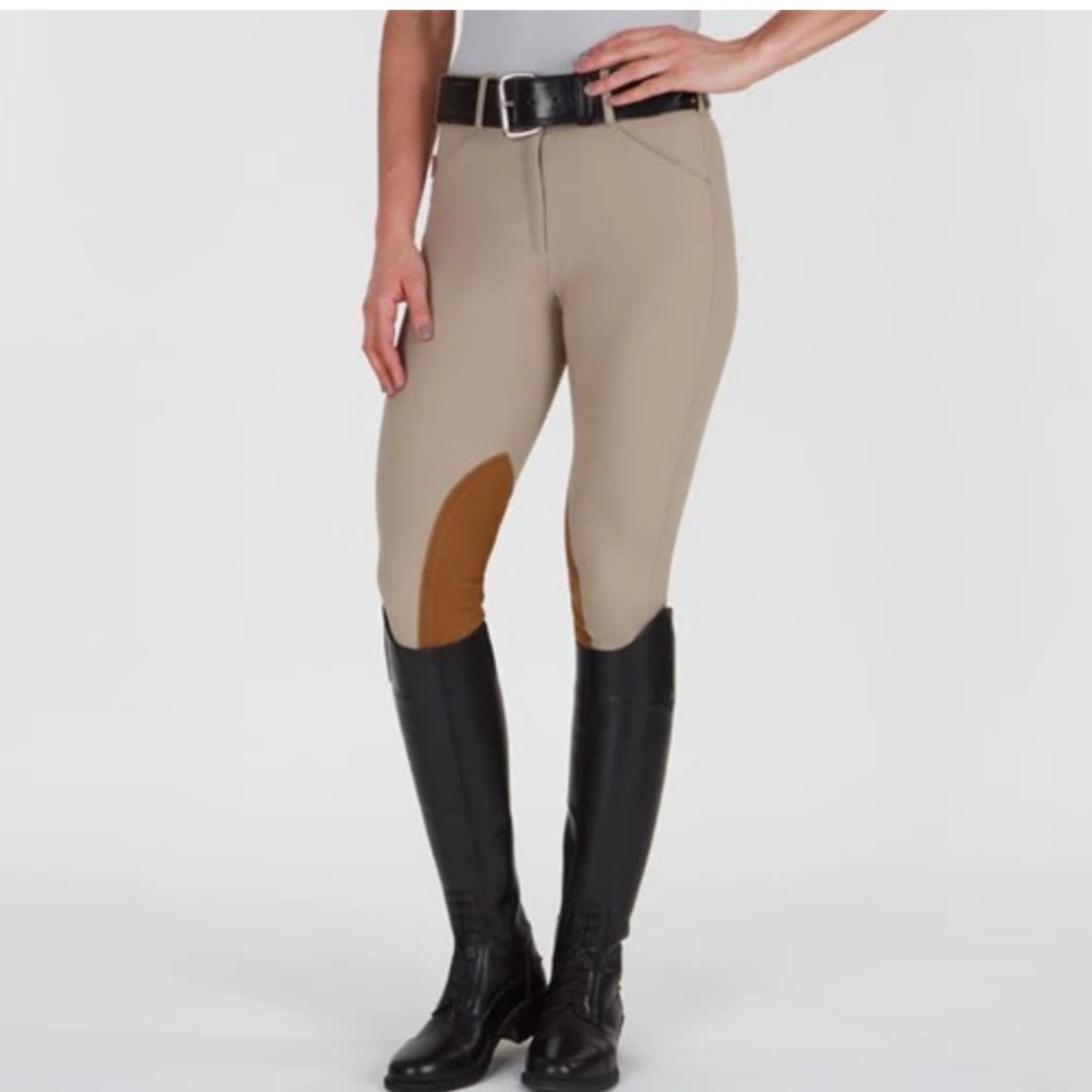 ❤️❤️ANN TAYLOR breeches tan pants ❤️sz 8p